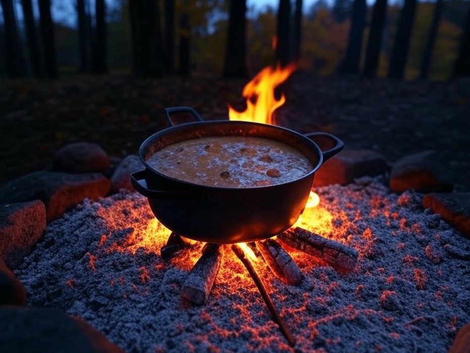 ORN Campfire Cookout: Campfire Venison Stroganoff with Wild Mushroom Cream