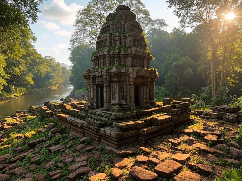 Photorealistic outdoor scene for Unveiling Heritage: Outdoor Cultural Experiences Captivate Enthusiasts