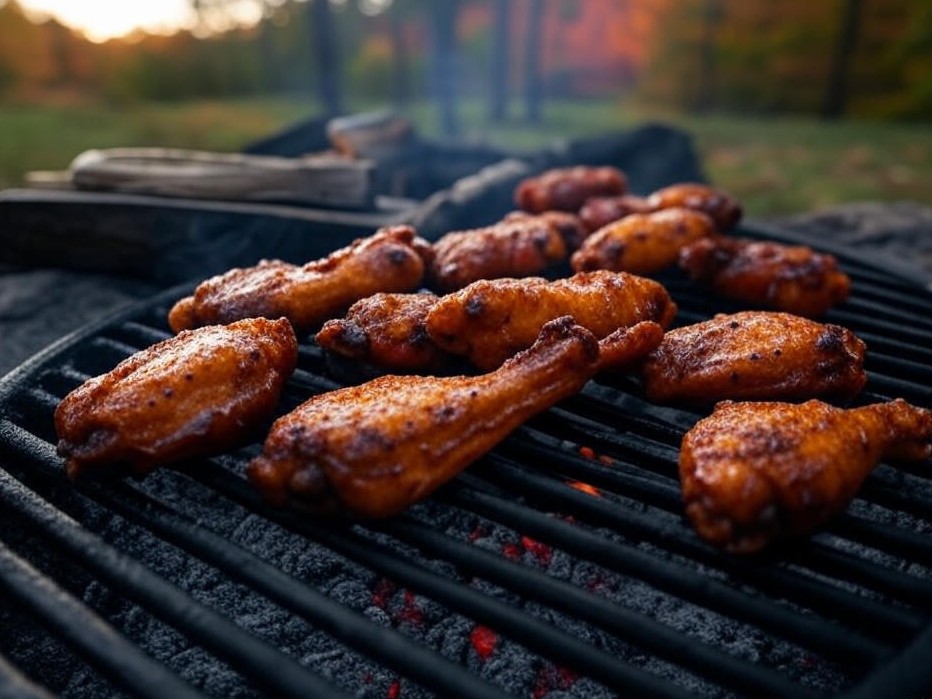 ORN Campfire Cookout: Grilled Campfire Hot Wings with Smoky BBQ Glaze