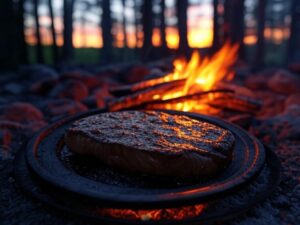 ORN Campfire Cookout: Sizzling Open-Fire Steak with Smoky Chipotle Glaze