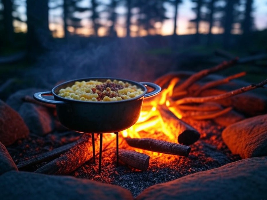 ORN Campfire Cookout: Smoky Campfire Mac & Cheese with Bacon Crumble