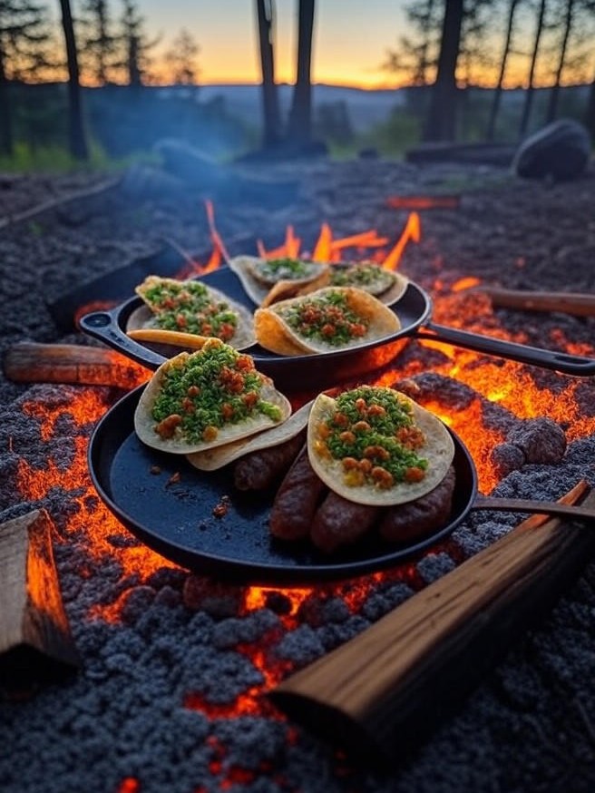 ORN Campfire Cookout: Smoky Campfire Venison Tacos with Spicy Lime Crema
