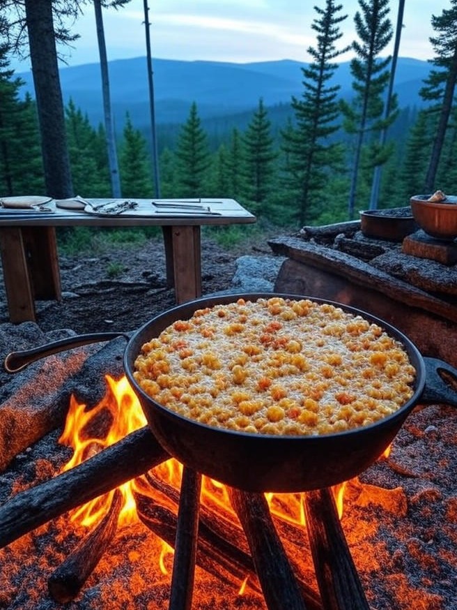ORN Campfire Cookout: Hearty Mountain Man Breakfast: Ultimate Campfire Dutch Oven Recipe