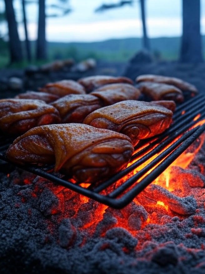 ORN Campfire Cookout: Smoked Turkey Thighs: A Campfire Cooking Masterpiece
