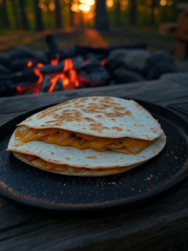 ORN Campfire Cookout: Sizzling Campfire Quesadillas: Easy, Cheesy Outdoor Recipe for Adventurers