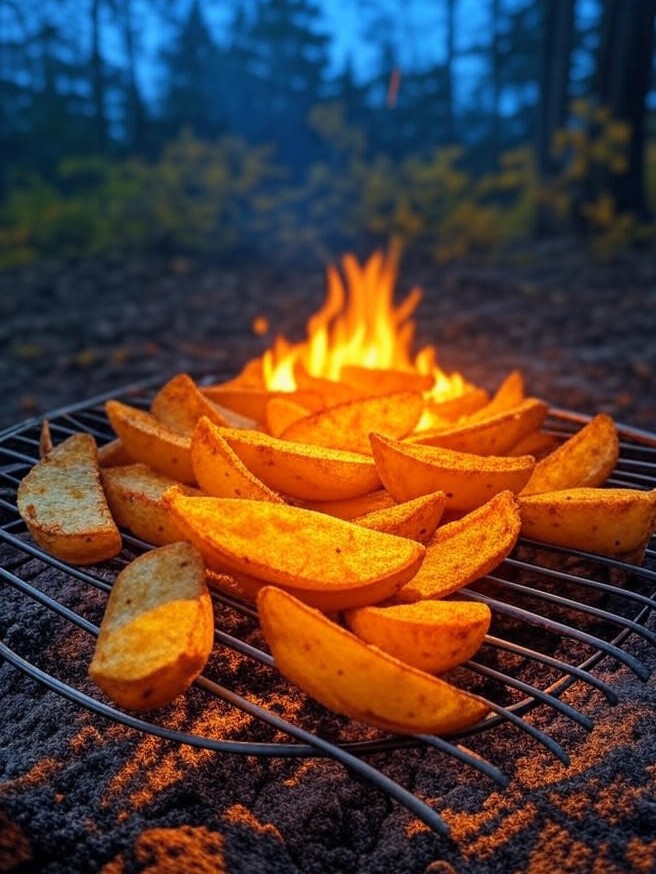ORN Campfire Cookout: Crispy Campfire Potato Wedges: Smoky, Easy Outdoor Recipe for Adventurers