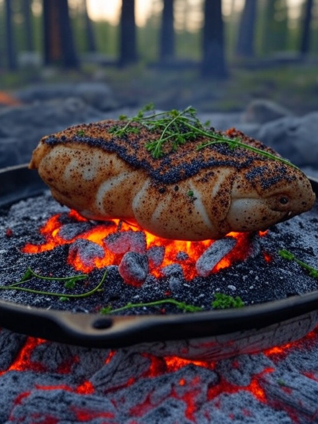 ORN Campfire Cookout: Sizzling Pan-Seared Grouse: Campfire Recipe for Wild Game Lovers