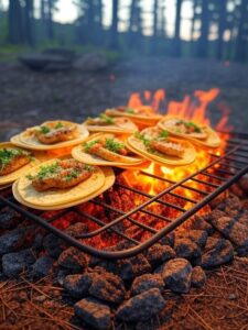 ORN Campfire Cookout: Sizzling Campfire Grilled Walleye Tacos: Wild-Caught Outdoor Feast