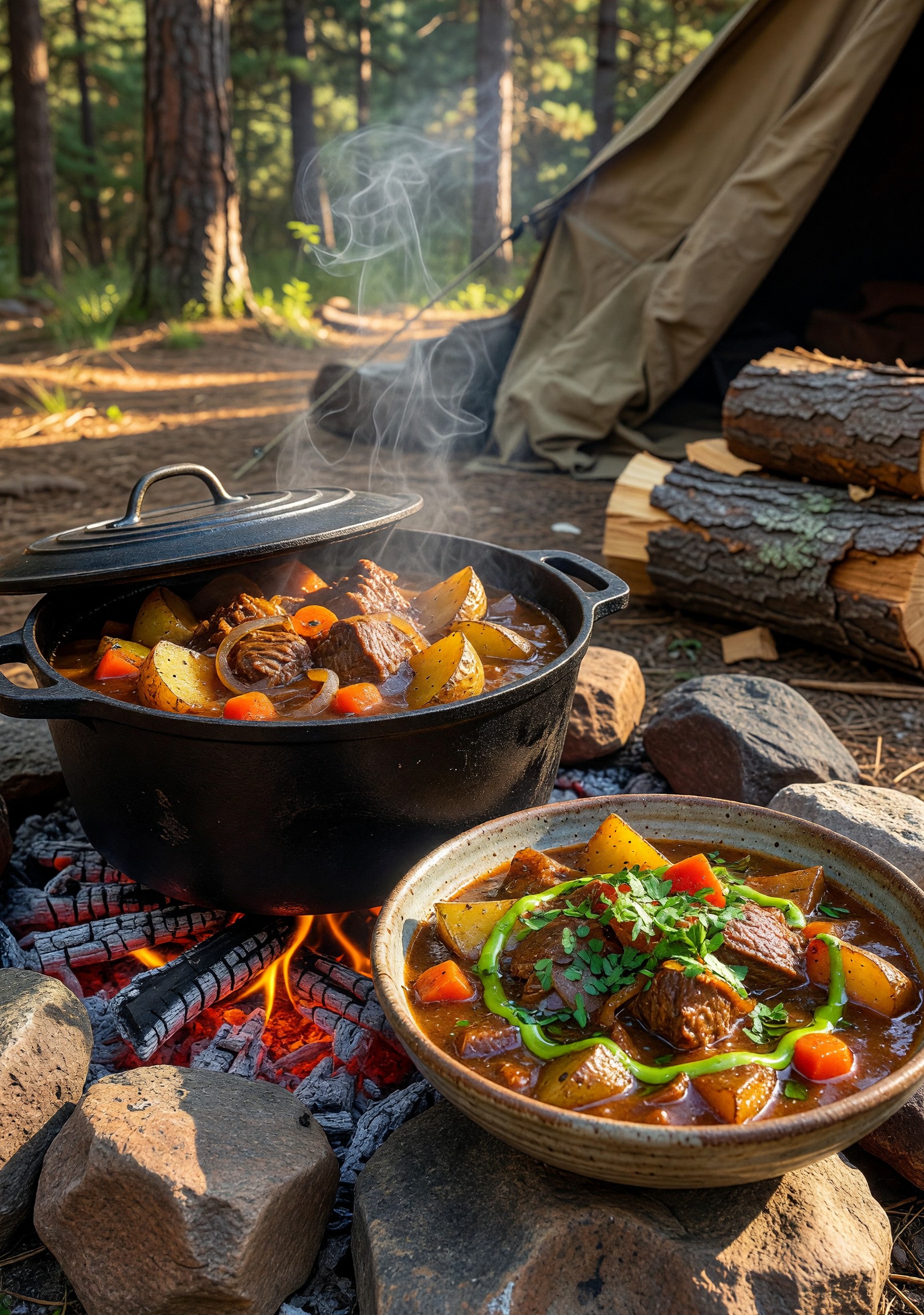 ORN Campfire Cookout: Hearty Dutch Oven Stew: Ultimate Campfire Comfort Food Recipe