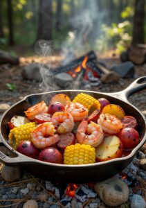 ORN Campfire Cookout: Sizzling Foil Packet Shrimp Boil: Easy Campfire Seafood Recipe