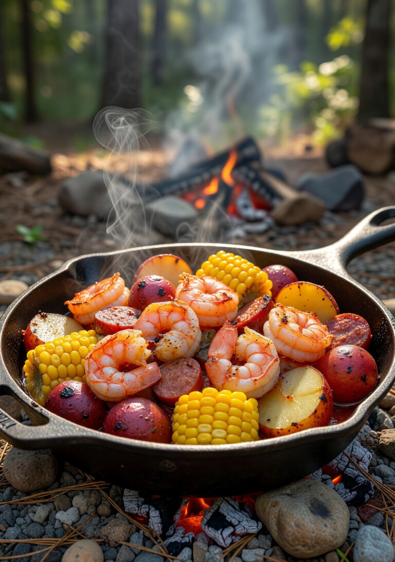 ORN Campfire Cookout: Sizzling Foil Packet Shrimp Boil: Easy Campfire Seafood Recipe