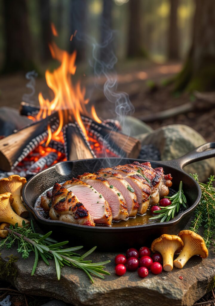 ORN Campfire Cookout: Sizzling Pan-Seared Grouse: Ultimate Campfire Recipe for Wild Adventures